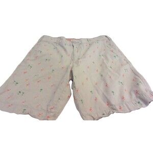 Retrofit Brand Mfg. Sz. 32 Pelicans w/ Sunglasses & Palm Trees Khaki Cotton